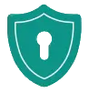 Privacy first support principle icon.